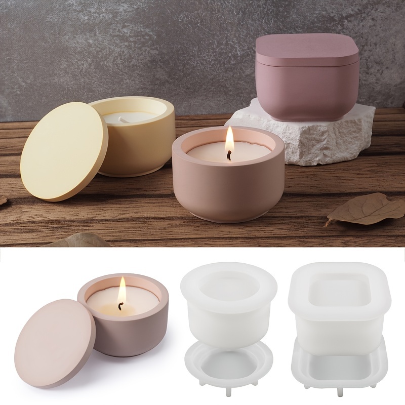 Idli Steamer Mold - 1set DIY Candle Jar Silicone Mold