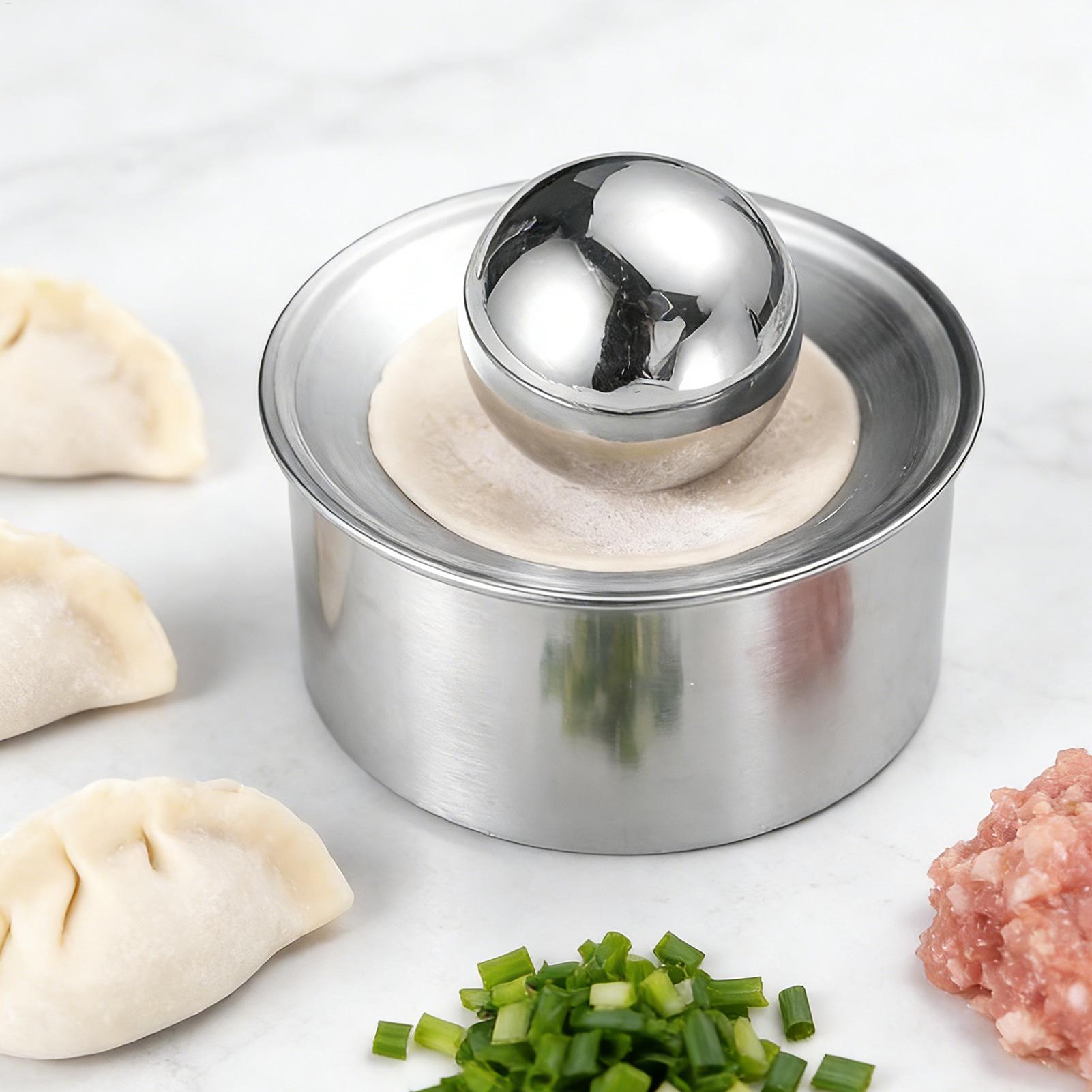 Gyoza Dumpling Maker - Manual Dumpling Wrapper Press Machine Dough
