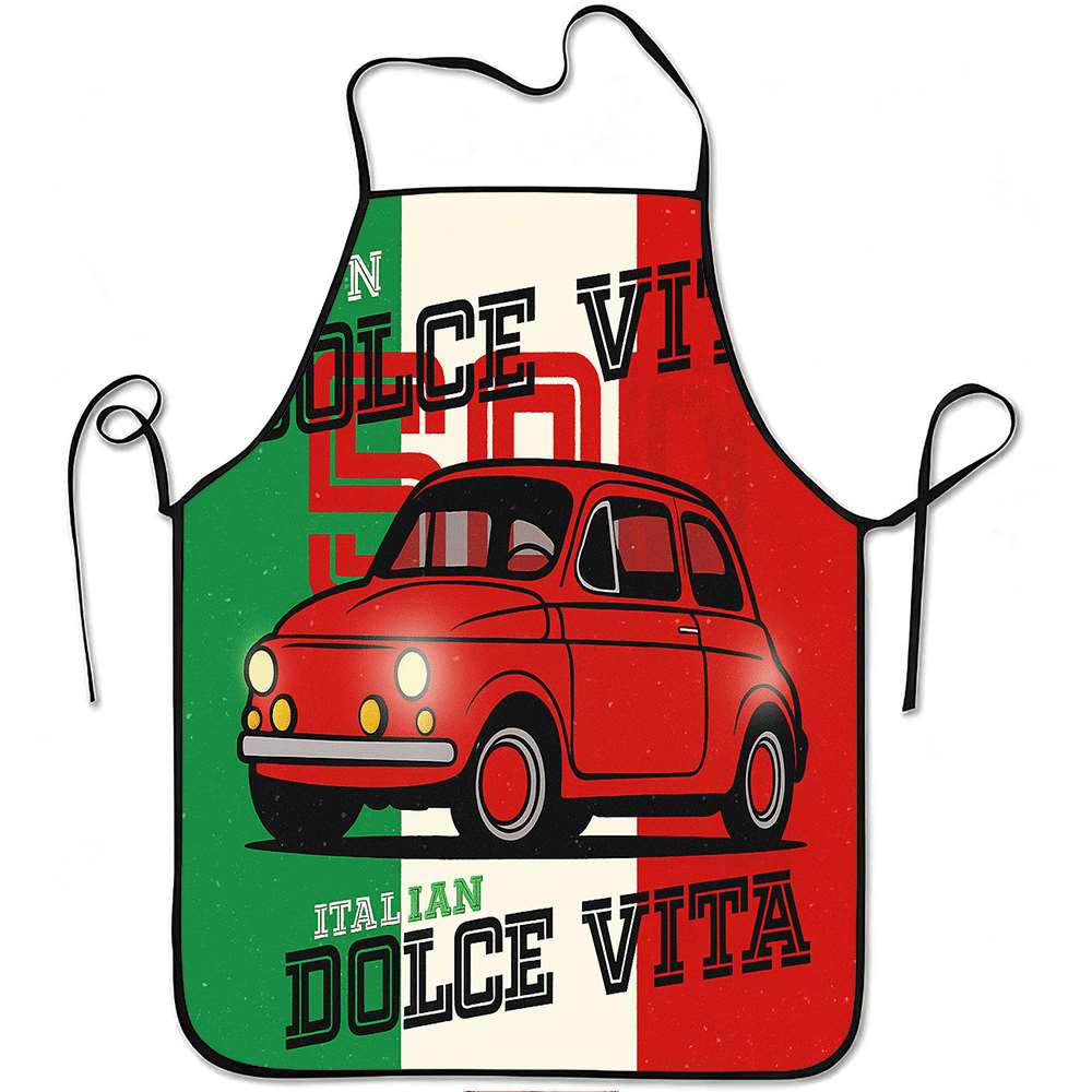 Home Cooking Cafe - 1 Piece of Fun Italian-Themed Apron,