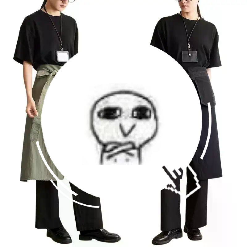 Home Cooking Service - Half Body Waterproof Kitchen Apron Split