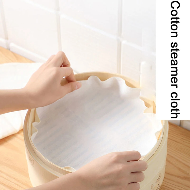 5Pcs 24/28/32CM Pure Cotton St - Steamer Bamboo Set ulasan dan harga
