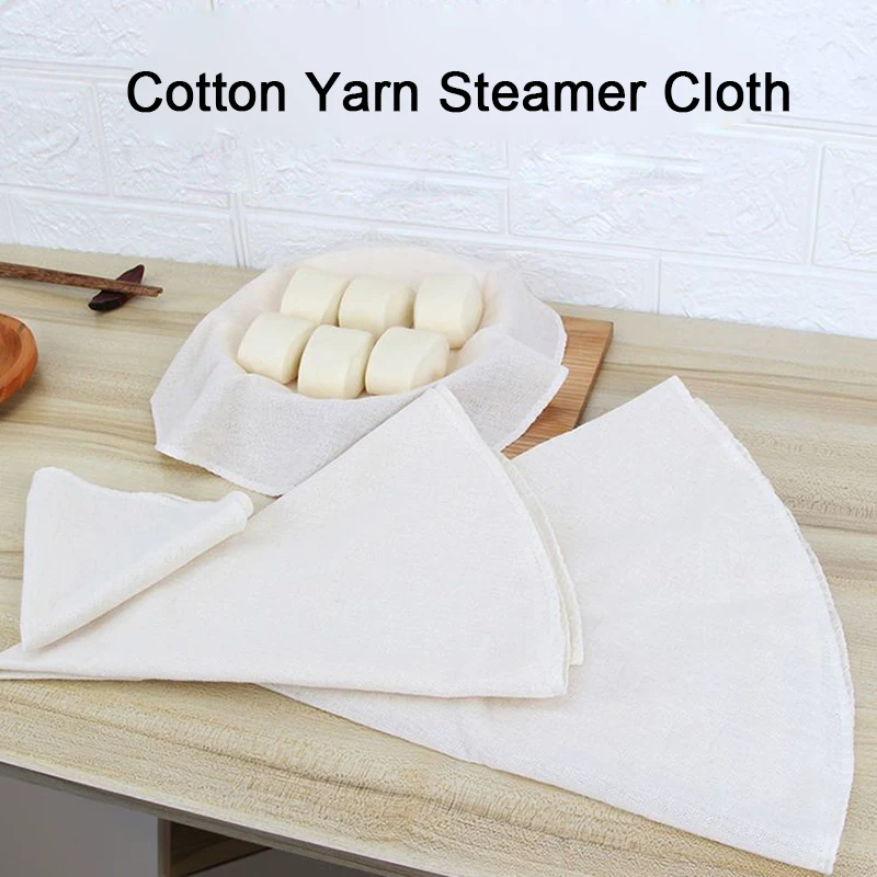 5Pcs 24/28/32CM Pure Cotton St - Steamer Bamboo Set ulasan dan harga