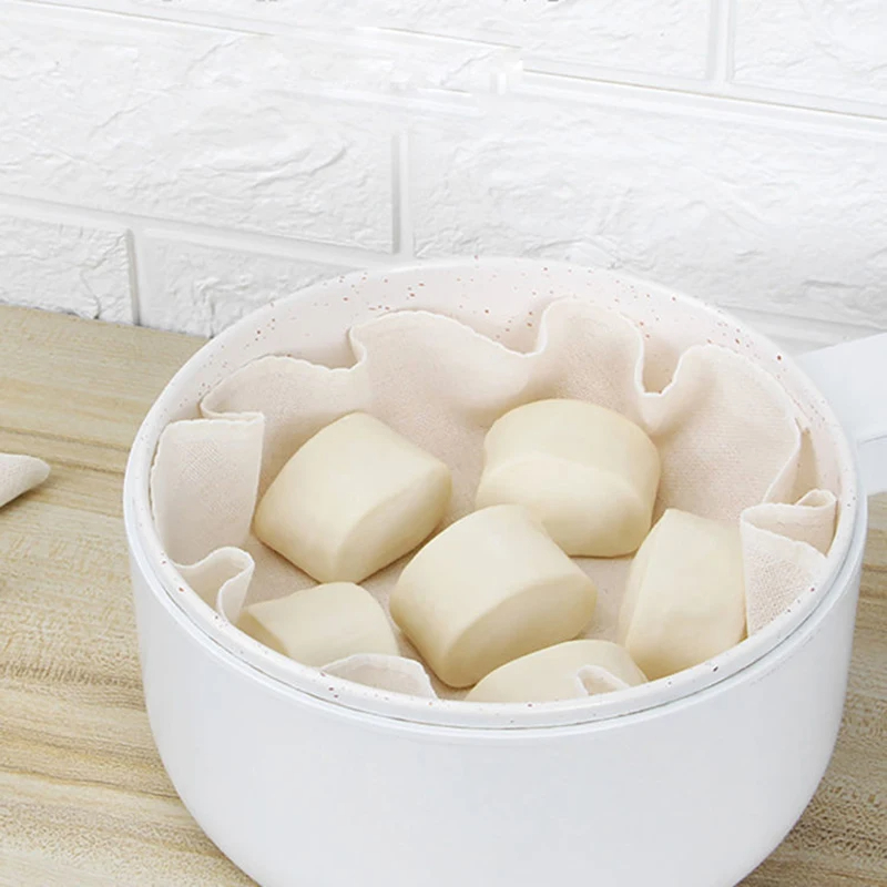 5Pcs 24/28/32CM Pure Cotton St - Steamer Bamboo Set ulasan dan harga