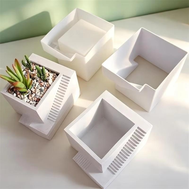 Square Stairs Shape Succulent  - Tagine Clay Pot ulasan dan harga