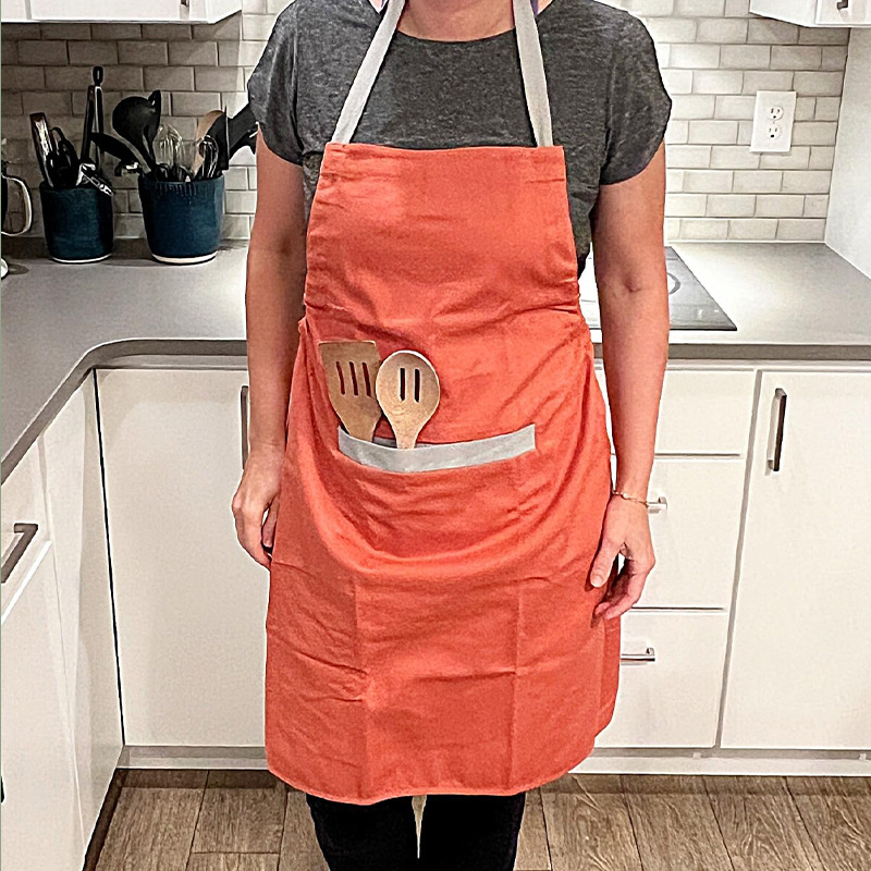 Adjustable Canvas Apron With C - Home Cooking Service ulasan dan harga