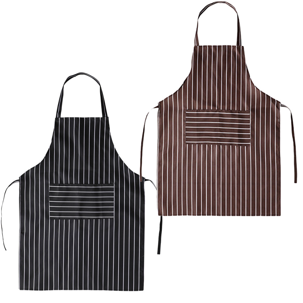 2Pcs Premium Stripe Apron Oilp - Home Cooking Host ulasan dan harga