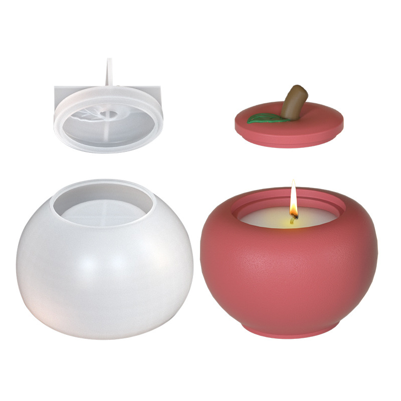 DIY Apple Jar Candle Jar Silic - Idli Steamer Mold ulasan dan harga