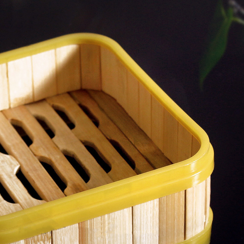 Bamboo Square Steaming Basket, - Steamer Bamboo Set ulasan dan harga