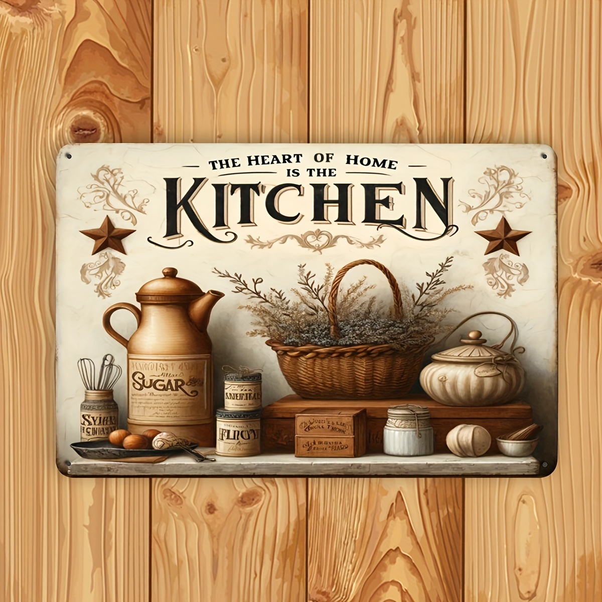 Vintage Kitchen Quote Metal Wa - Home Cooking Quotes ulasan dan harga