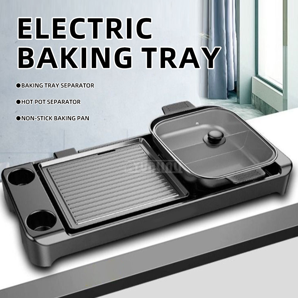 Electric Barbecue Hotpot Stove - Home Cooking Appliances ulasan dan harga