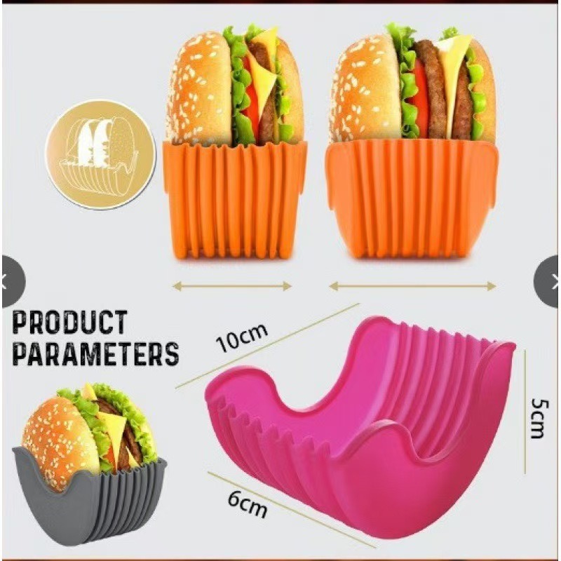 Adjustable Silicone Burger Hol - Home Cooking Dog Food ulasan dan harga