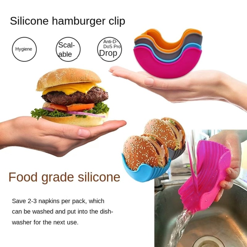 Adjustable Silicone Burger Hol - Home Cooking Dog Food ulasan dan harga