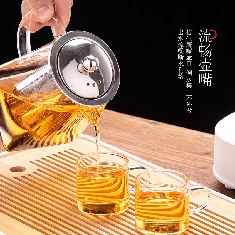 Glass Teapot with Infuser Tea  - Home Cooking Appliances ulasan dan harga