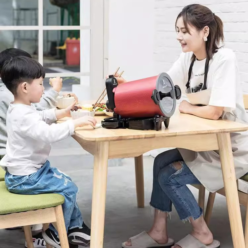 360° Intelligent Rotating Outd - Home Cooking Fried Rice ulasan dan harga