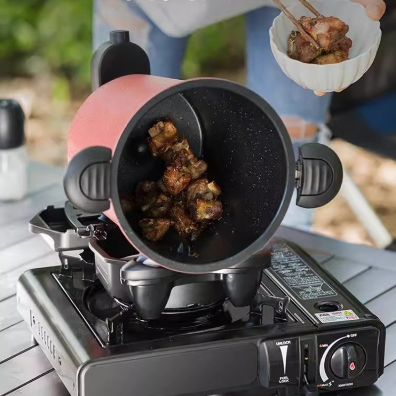 360° Intelligent Rotating Outd - Home Cooking Fried Rice ulasan dan harga