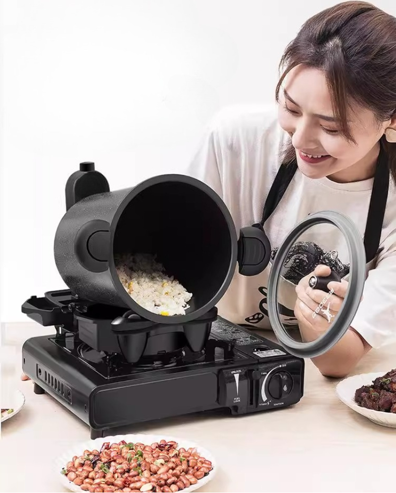 360° Intelligent Rotating Outd - Home Cooking Fried Rice ulasan dan harga