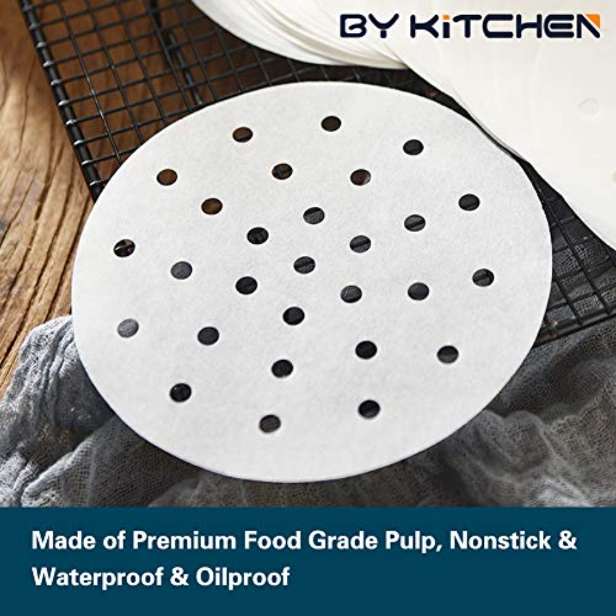 Perforated Air Fryer Parchment - Steamer Bamboo Set ulasan dan harga