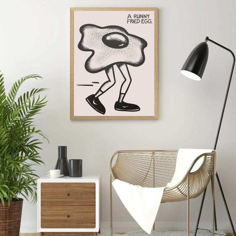 Minimalist Line Art Kitchen Wa - Home Cooking Quotes ulasan dan harga