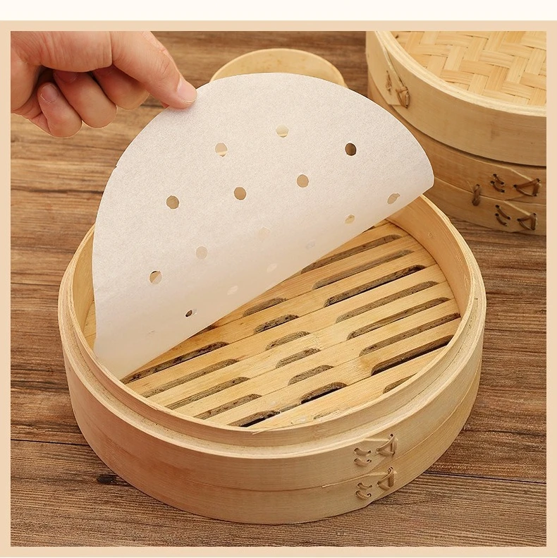 100Pcs Food Grade Disposable S - Steamer Bamboo Set ulasan dan harga