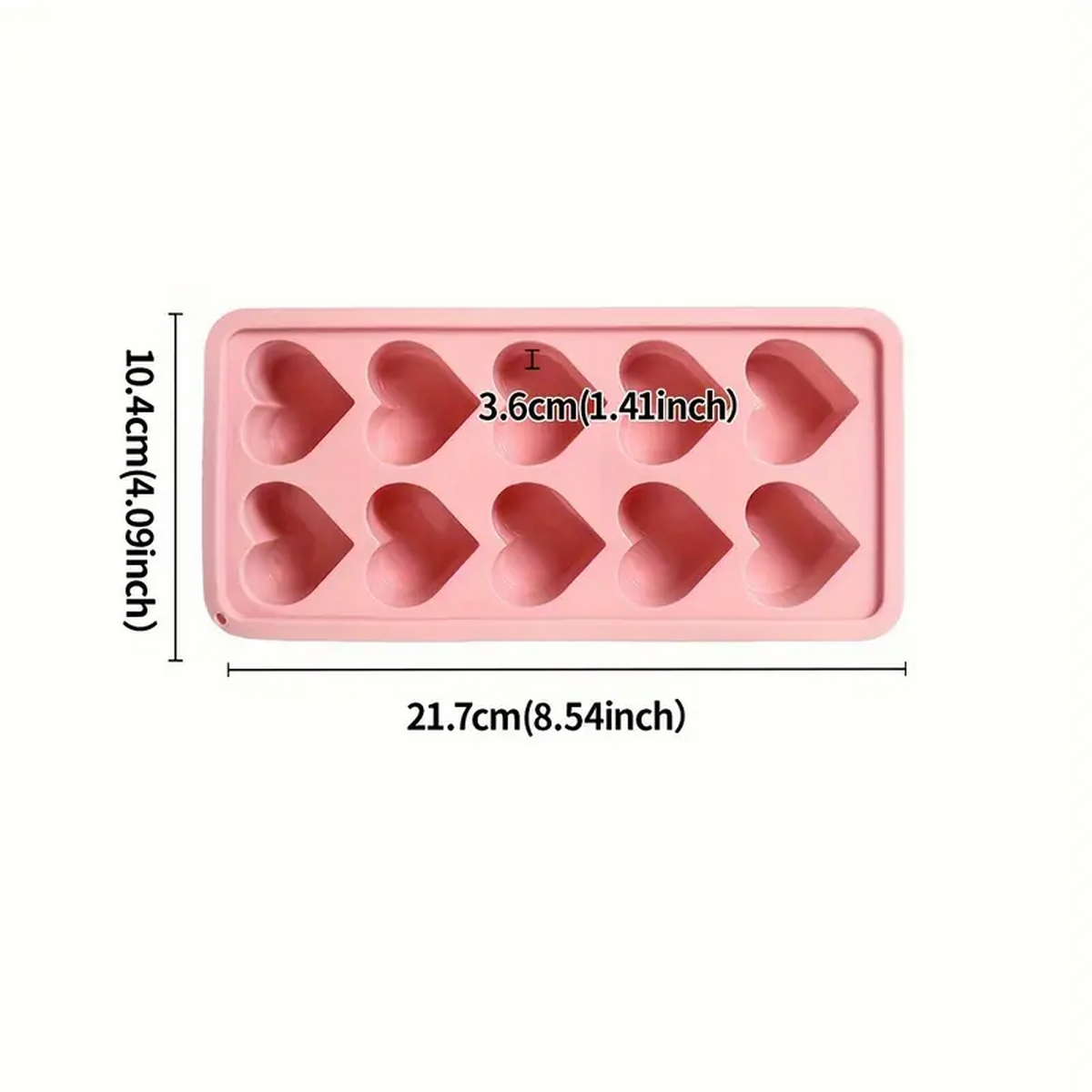10-Grid Heart-Shaped Silicone  - Home Cooking Appliances ulasan dan harga
