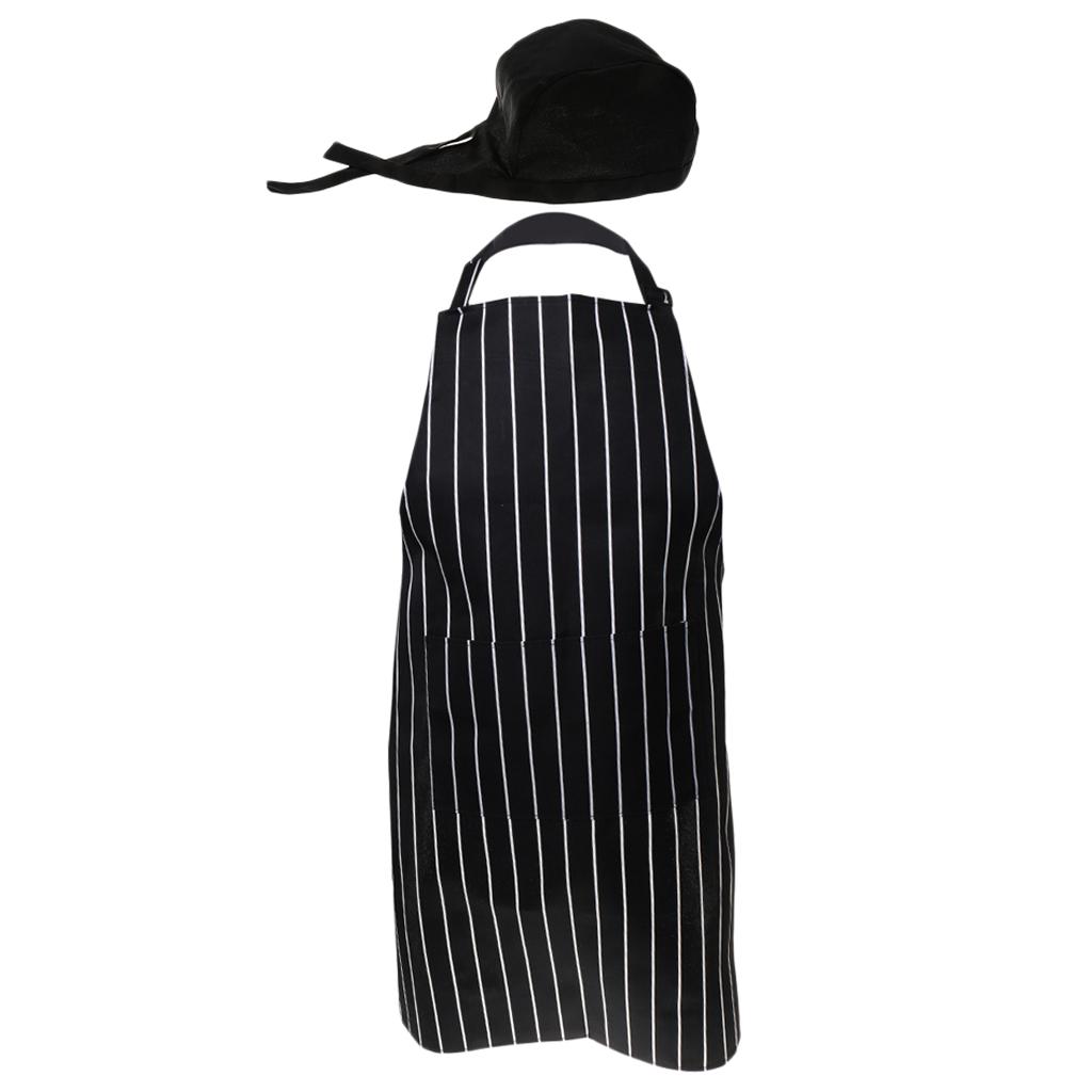 Solid Pattern Kitchen Aprons a - Home Cooking Service ulasan dan harga