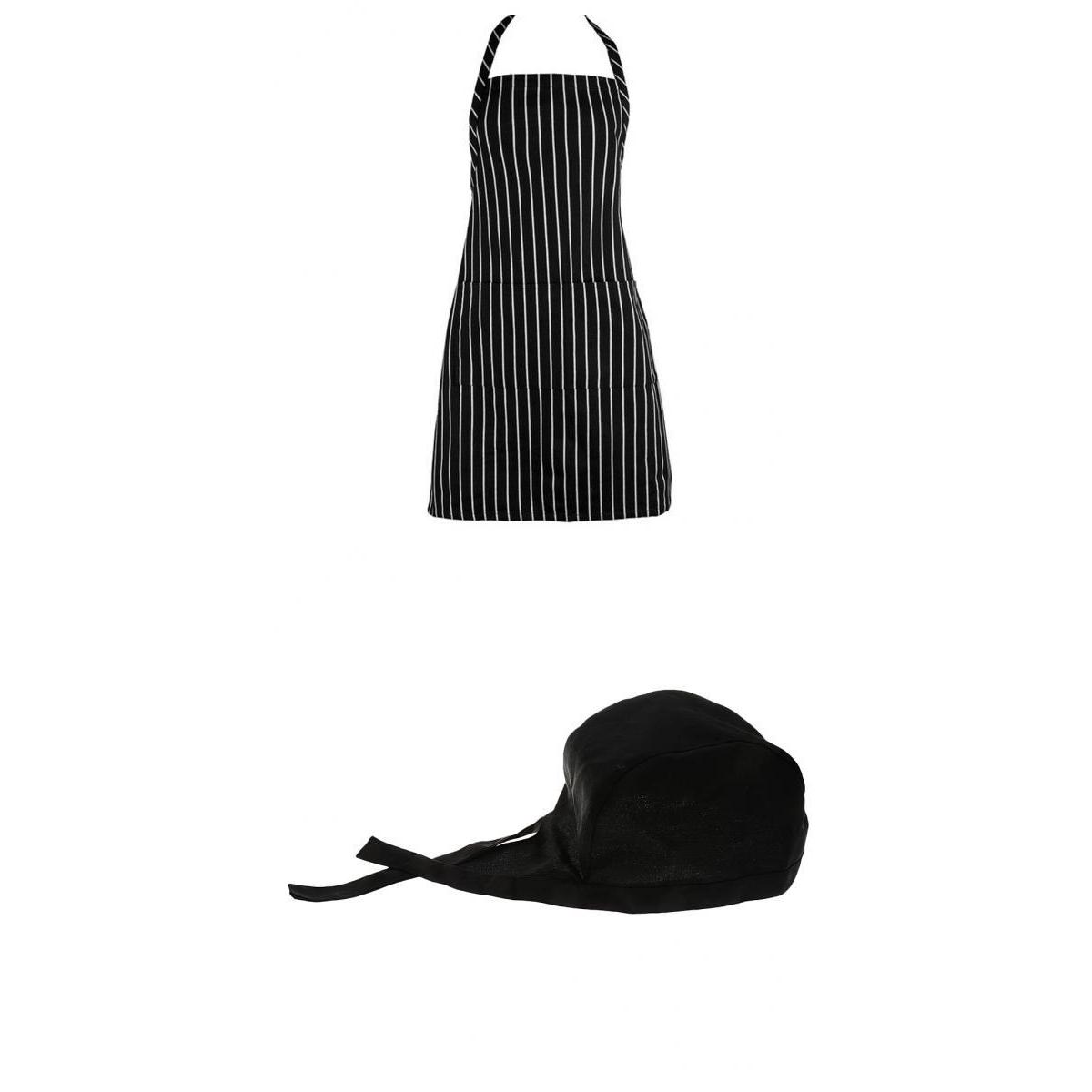Solid Pattern Kitchen Aprons a - Home Cooking Service ulasan dan harga