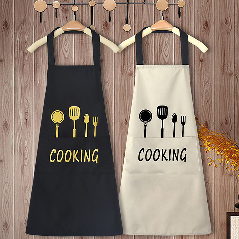 Apron Waterproof Oilproof Can  - Home Cooking Service ulasan dan harga
