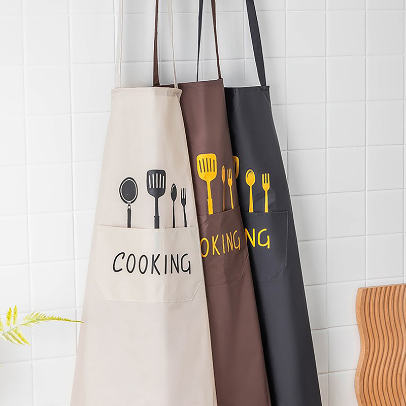 Apron Waterproof Oilproof Can  - Home Cooking Service ulasan dan harga